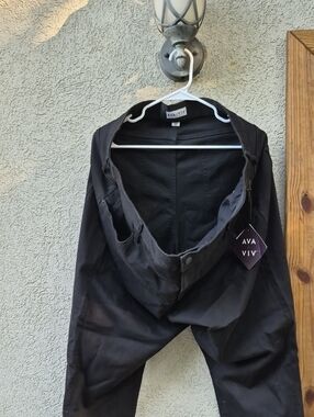 Ava & Viv Black High-Rise Trousers